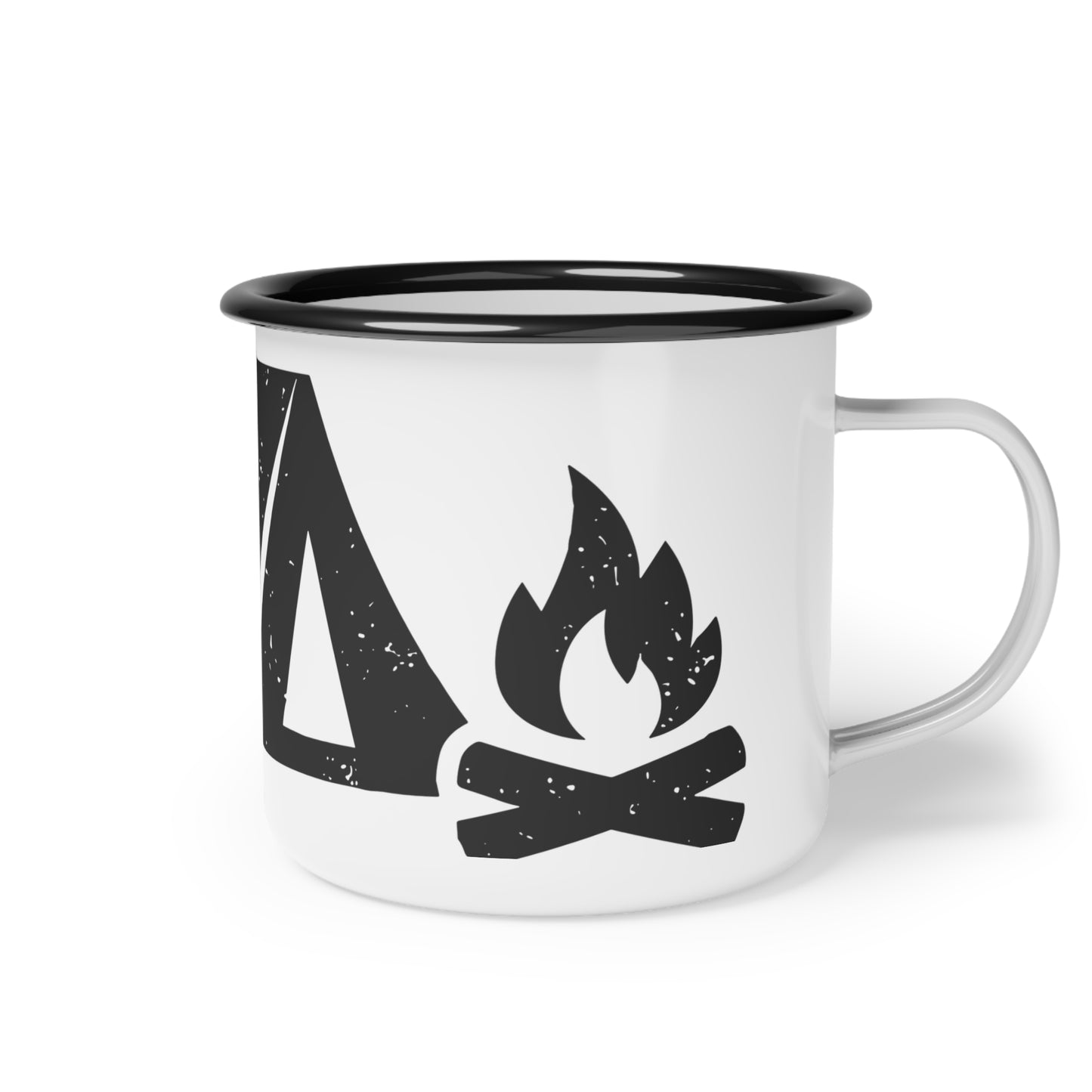 Coffee Tastes Better Outdoors Enamel Camp Mug