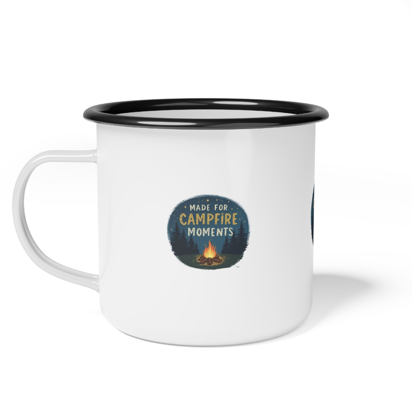 "Made for Campfire Moments" Enamel Camping Cup