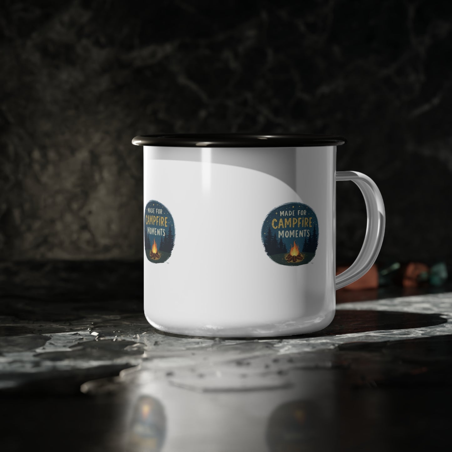 "Made for Campfire Moments" Enamel Camping Cup